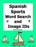 Spanish Sports Word Search Puzzle Worksheet - Los Deportes