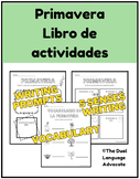 Spanish Spring Writing Activity Book  - actividades de pri