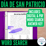 Spanish St. Patrick's Day Vocabulary Word Search - búsqued