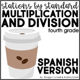 Spanish Stations by Standard Multiplication and Division F