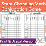 Spanish Stem Changing Verb Game | 4 Games