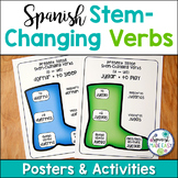 Spanish Stem Changing Verbs Activities and Posters