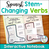 Spanish Stem Changing Verbs Interactive Notebook Activity