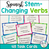 Spanish Stem Changing Verbs Task Cards