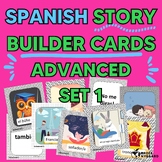 Spanish Story Builder Cards Advanced Set 1 - Comprehensibl