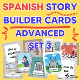 Spanish Story Builder Cards Advanced Set 3 - Comprehensibl