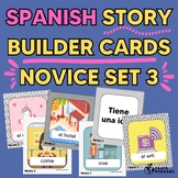 Spanish Story Builder Cards Novice Set 3- Comprehensible I