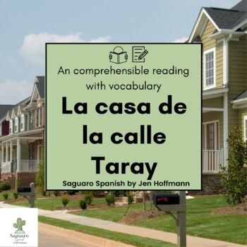 Preview of Spanish Story | La casa de la calle Taray | House and Family Vocabulary