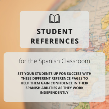 Preview of Spanish Student References Bundle