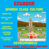 Spanish Sub Plan ECUADOR Culture Hidden Pictures: Asynchronous