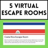 Spanish Sub Plans - 5 Virtual Escape Rooms