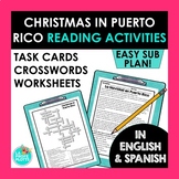 Spanish Sub Plans Christmas in Puerto Rico Reading Activit