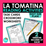 Spanish Sub Plans La Tomatina Reading Activities