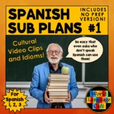 SPANISH SUB PLANS ⭐ Spanish 1 2 3 Sub Plans Emergency Sub 