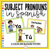 Subject Pronouns in Spanish Flashcards Pronombres Personales