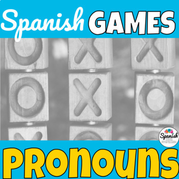 Preview of Spanish Subject Pronouns: Tic-Tac-Toe Game | Los pronombres