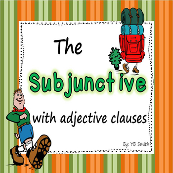 Preview of Spanish Subjunctive Adjective Clause Notes and Practice Powerpoint