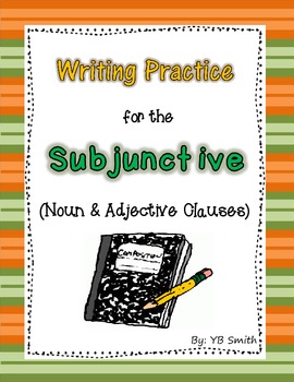 Preview of Spanish Subjunctive Adjective and Noun Clause Writing Practice Powerpoint Set