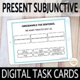 Spanish Subjunctive DIGITAL Task Cards on Boom Cards