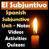 Spanish Subjunctive Grammar Notes, Activities & Quizzes - 