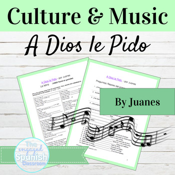 Preview of Spanish Subjunctive Grammar and Culture through Music