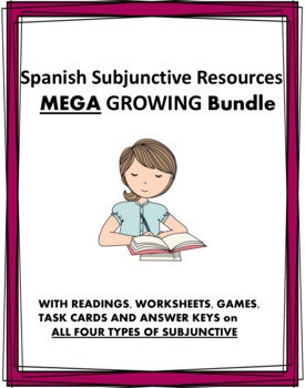 Preview of Spanish Subjunctive MEGA GROWING Bundle: 47+ Resources @55% off! (Subjuntivo)