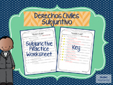 Spanish Subjunctive Practice Translation Worksheet (Españo