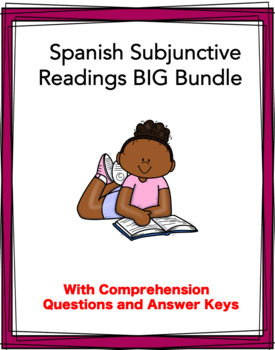 Preview of Spanish Subjunctive Readings BIG Bundle: Top 16 Readings @45% off! (subjuntivo)