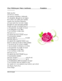 Spanish Subjunctive Song Activity: Flor Pálida by Marc Anthony