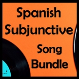 Spanish Subjunctive Song Lyrics & Activities Bundle - Subjuntivo