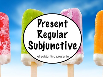 Preview of Spanish Subjunctive- Regular Present Subjunctive Powerpoint Slideshow