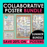 Spanish Summer Collaborative Poster Bundle 4 Posters and E