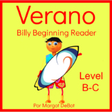 Spanish Summer Verano Emergent Reader Guided Reading Level B l C