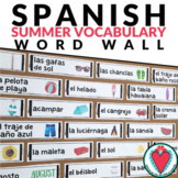 Spanish Summer Vocabulary - Spanish Bulletin Boards Decor 