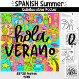 Spanish Summer collaborative poster, coloring pages, El Ve