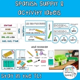 Spanish Supply & Activity Labels