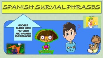 Spanish Survival Phrases by Activities with Sra Gibson | TPT