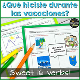 Spanish Sweet 16 Vacation Review | Read Write Draw | Digit