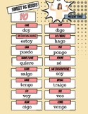 Spanish Sweet 16 Verbs Present Tense by Pronoun