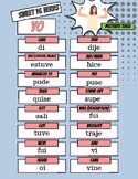 Spanish Sweet 16 Verbs Preterite Tense by Pronoun