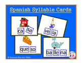 Spanish Syllable Cards