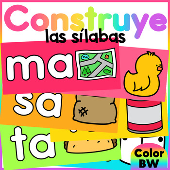 Spanish Syllable Mats by The Bilingual Rainbow | TpT