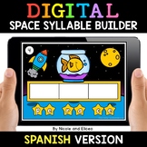 Spanish Syllable Space Word Building Word Work Activity fo