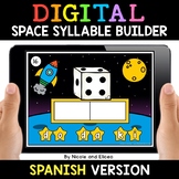 Spanish Syllable Space Word Work for Google Classroom - Di