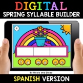 Spanish Syllable Spring Word Building Word Work Activity f