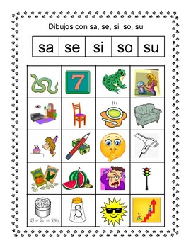 Spanish Syllable Ss Word Sorts by Busy Bilingual Buddies | TpT