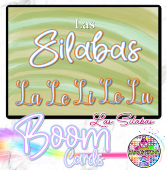 Preview of Spanish Syllables + Audio | Las Silabas | Aprende La, Le, Li, Lo, Lu