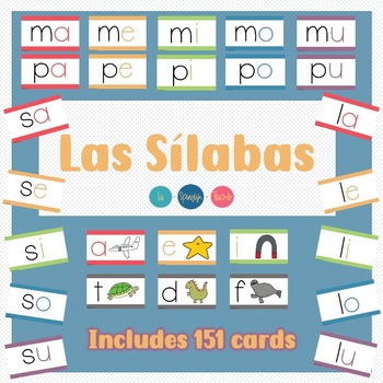 Spanish Syllables Cards - Las Carretillas, by La Spanglish Teacher