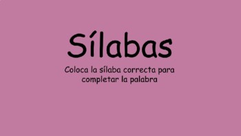 Spanish Syllables/Sílabas en Español by Ms Castaneda's Bilingual Class