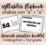 Spanish Syllables- sílabas con "a" + "e"- Practice Flipboo